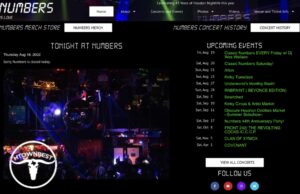 Numbers Night Club Homepage